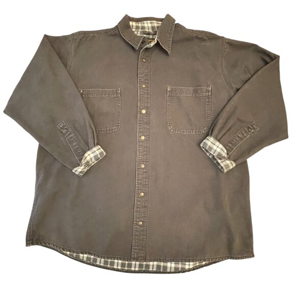 Vintage Woolrich Chore Barn Jacket XL Green Canvas Duck Cloth Coat Mens - Picture 6 of 11